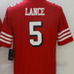 Men's #5 Trey Lance SF.49ers Limited Stitched Jerseys