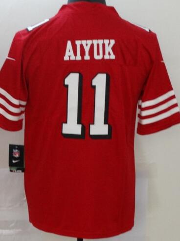 Men's #11 Brandon Aiyuk SF.49ers Limited Stitched Jerseys