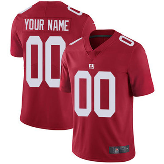 Custom NY.Giants  Alternate Red Vapor Untouchable Limited Jersey Stitched American Football Jerseys