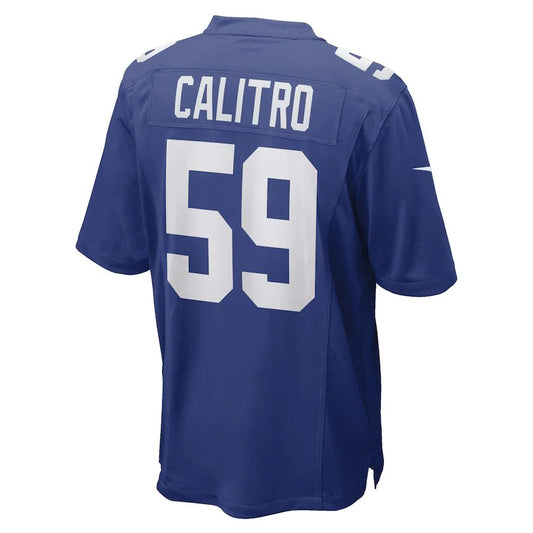 NY.Giants #59 Austin Calitro  Royal Game Player Jersey Stitched American Football Jerseys