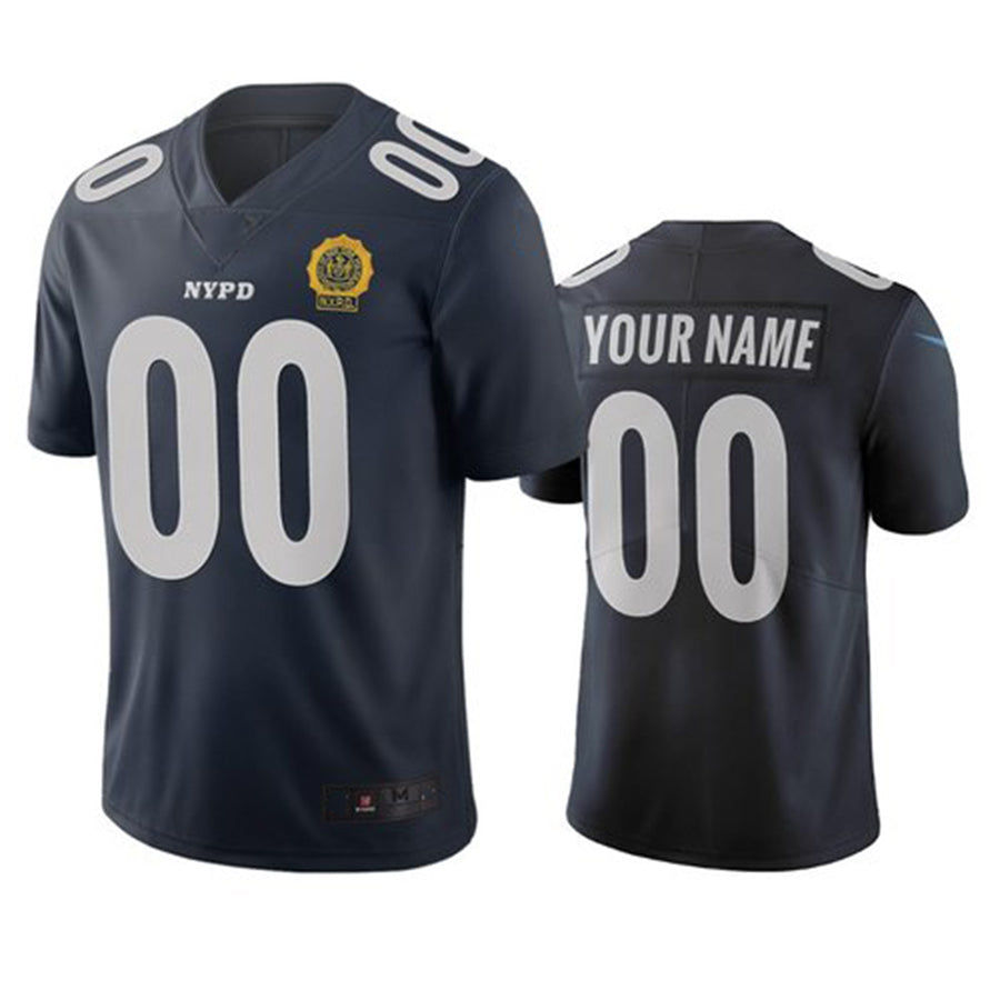 Custom LV.Raiders Navy Vapor Limited City Edition Jersey Stitched American Football Jerseys