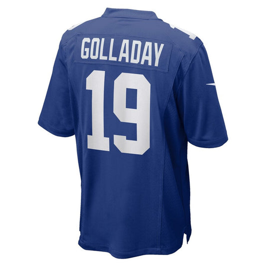 NY.Giants #19 Kenny Golladay  Royal Game Jersey Stitched American Football Jerseys