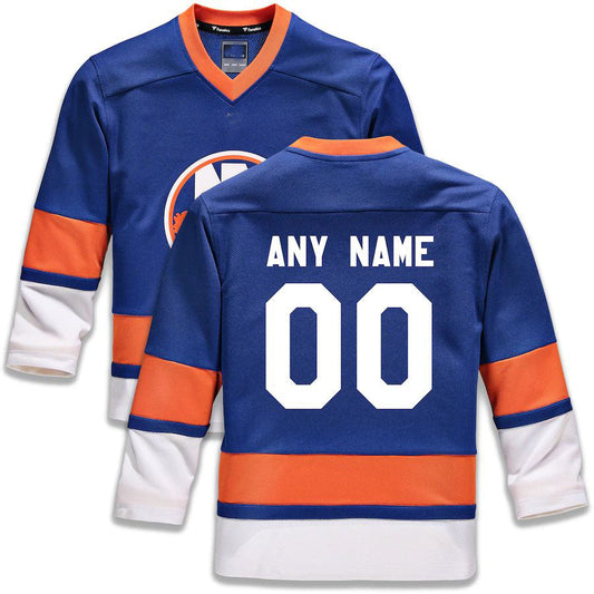 Custom NY.Islanders Fanatics Branded Home Replica  Royal Stitched American Hockey Jerseys