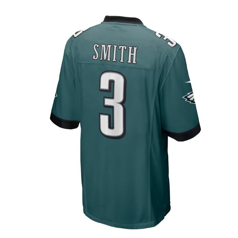 P.Eagles #3 Nolan Smith 2023 Draft First Round Pick Game Jersey - Midnight Green Stitched American Football Jerseys