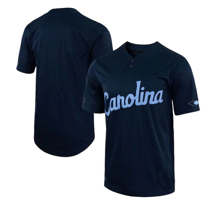 N.Carolina Tar Heels Two-Button Replica Baseball Jersey Navy Stitched American College Jerseys