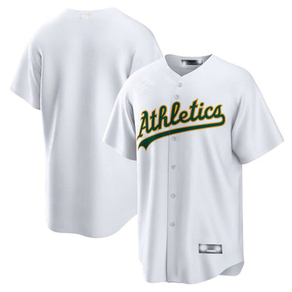 Oakland Athletics White Home Replica Team Jersey Baseball Jerseys