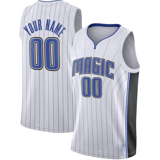 Custom O.Magic Swingman Jersey Association Edition White Stitched Basketball Jersey