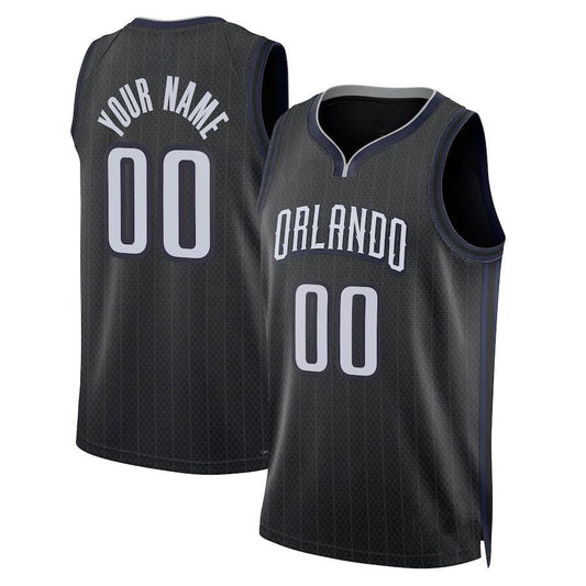 Custom O.Magic Unisex 2022-23 Swingman Jersey City Edition  Black Stitched Basketball Jersey