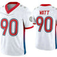 P.Steelers #90 T.J. Watt White 2022 Pro Bowl Vapor Untouchable Stitched Limited Jersey American Football Jerseys
