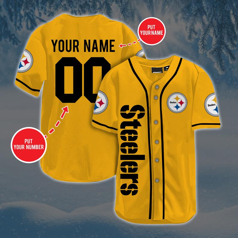 Personalized Football P.Steelers Baseball Jersey, Hot Summer Fashion, Baseball Jersey New Shirt For The Fans