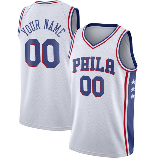 Custom PH.76ers 2020-21 Swingman Jersey White Association Edition Stitched Basketball Jersey