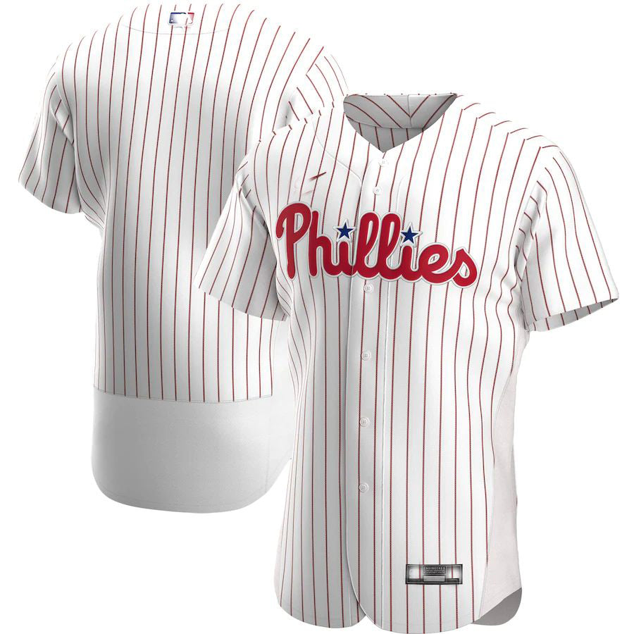 Philadelphia Phillies White Home Authentic Team Jersey Baseball Jerseys