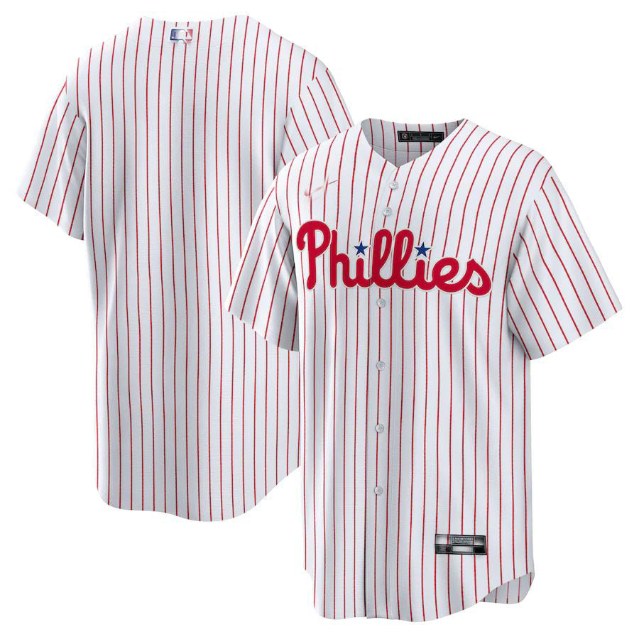 Philadelphia Phillies White Home Blank Replica Jersey Baseball Jerseys