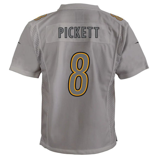 P.Steelers #8 Kenny Pickett Gray Atmosphere Game Jersey Stitched American Football Jerseys
