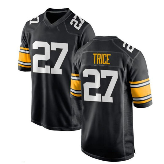 P.Steelers #27 Cory Trice Alternate Game Jersey - Black Stitched American Football Jerseys