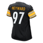 P.Steelers #97 Cam Heyward Black Game Player Jersey Stitched American Football Jerseys