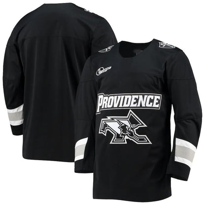 P.Friars Replica Hockey Jersey Black Stitched American College Jerseys