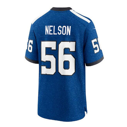IN.Colts #56 Quenton Nelson Indiana Nights Alternate Game Jersey - Royal Stitched American Football Jerseys