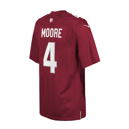 A.Cardinal #4 Rondale Moore Game Player Jersey - Cardinal Stitched American Football Jerseys