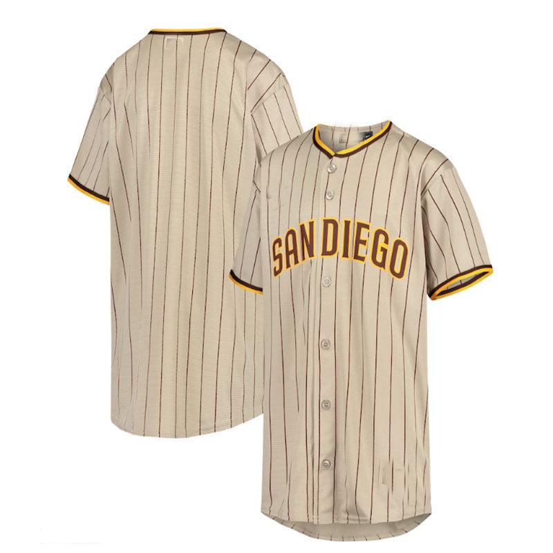 San Diego Padres Alternate Replica Team Jersey - Sand Brown Baseball Jerseys