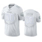 Custom SF.49ers Football White Platinum Stitched American Football Jerseys