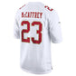 SF.49ers #23 Christian McCaffrey White carlet Player Game Jersey Stitched American Football Jerseys