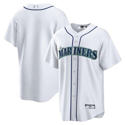 Seattle Mariners White Home Blank Replica Jersey Baseball Jerseys