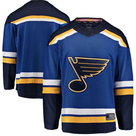 St.L.Blues Fanatics Branded Breakaway Home Jersey Blue Stitched American Hockey Jerseys