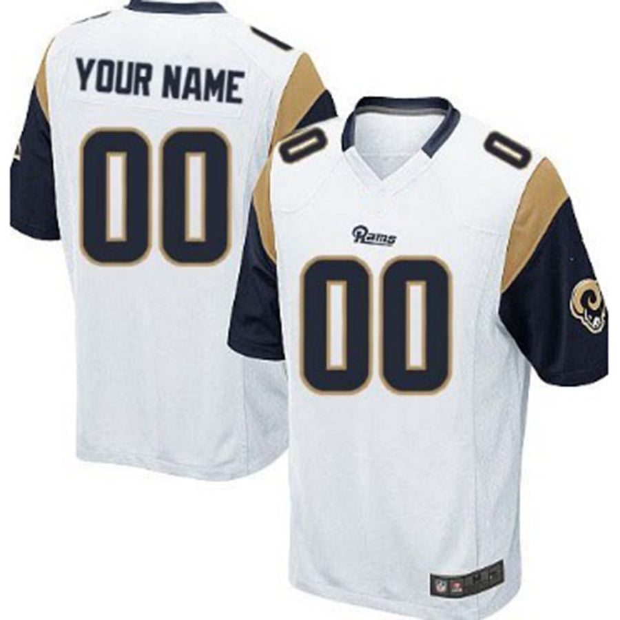 Custom LA.Rams White Game Jersey American Stitched Jersey Football Jerseys