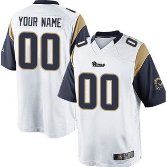 Custom LA.Rams White Limited Jersey American Stitched Jersey Football Jerseys