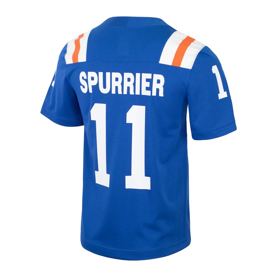 F.Gators #11 Steve Spurrier Jordan Brand Alternate Ring of Honor Replica Jersey  Royal Stitched American College Jerseys