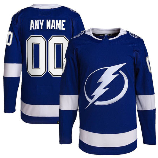 Custom TB.Lightning Home Primegreen Authentic Pro Jersey Royal Stitched American Hockey Jerseys