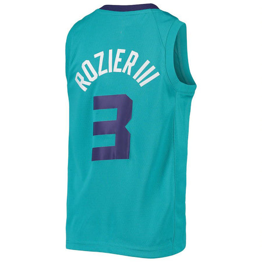 C.Hornets #3 Terry Rozier III Jordan Brand Team Swingman Jersey Teal Stitched American Basketball Jersey