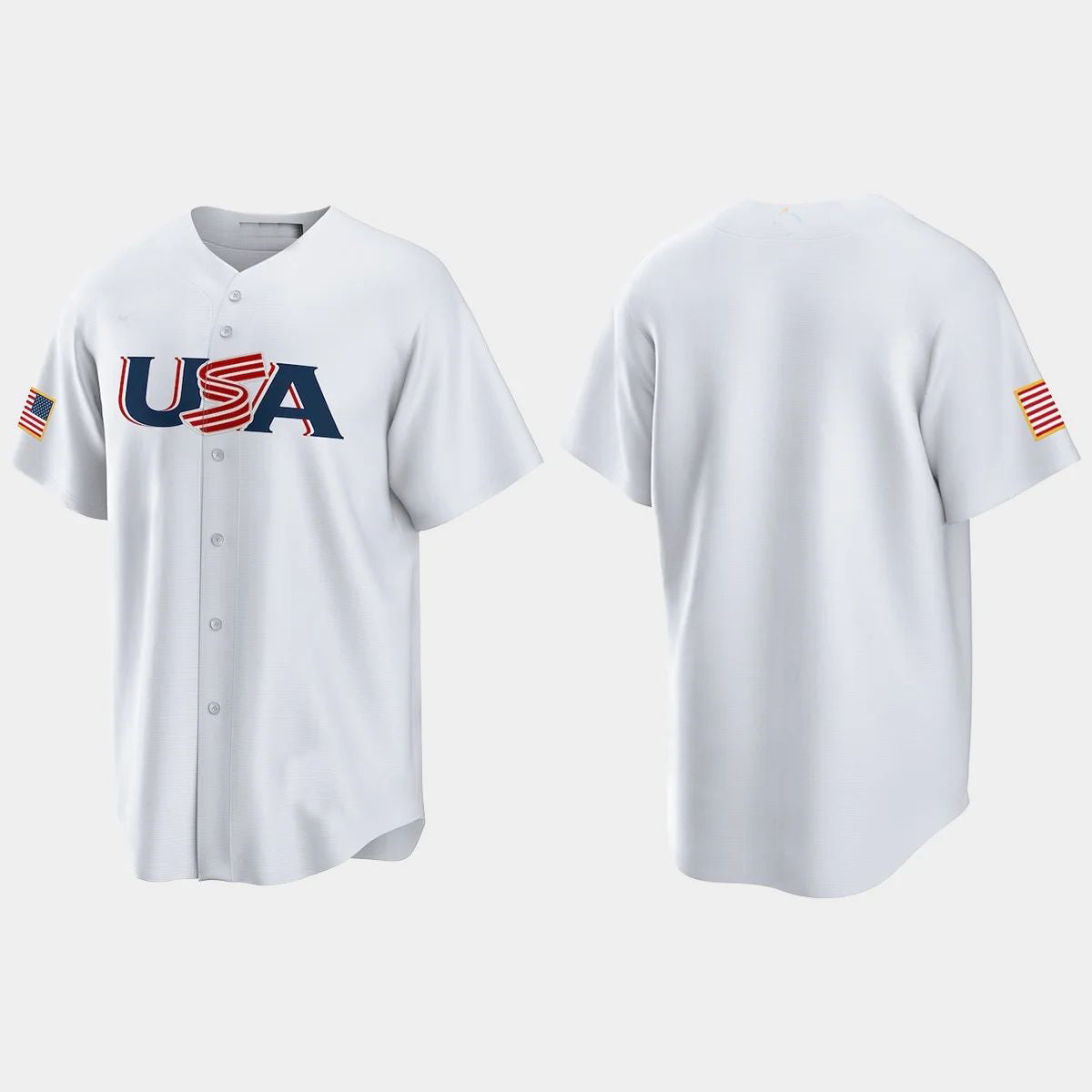 USA 2023 WORLD BASEBALL CLASSIC REPLICA JERSEY – WHITE Stitches Baseball Jerseys
