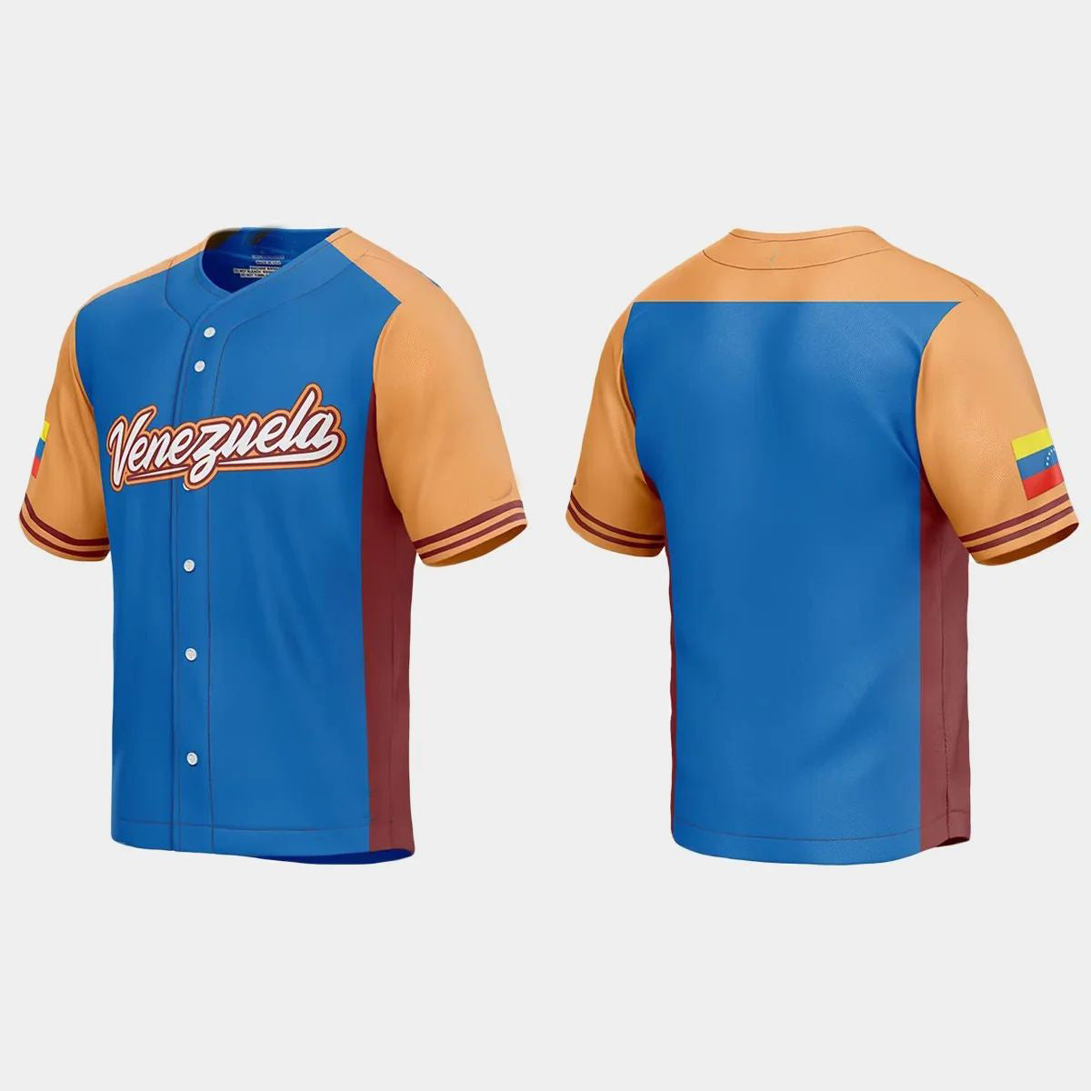 VENEZUELA BASEBALL 2023 WORLD BASEBALL CLASSIC JERSEY – ROYAL Stitches Baseball Jerseys