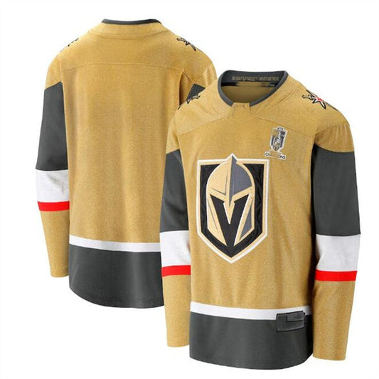 V.Golden Knights Fanatics Branded 2023 Stanley Cup Champions Home Breakaway Jersey - Gold Hockey Jerseys