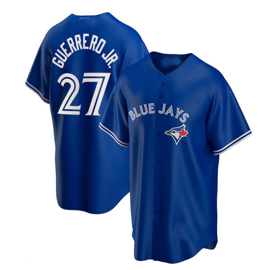 Toronto Blue Jays #27 Vladimir Guerrero Jr. Alternate Replica Player Jersey - Royal Baseball Jerseys