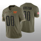 Custom Football Jerseys W.Commanders ACTIVE PLAYER 2022 Olive Salute To Service Limited  American Stitched Jerseys