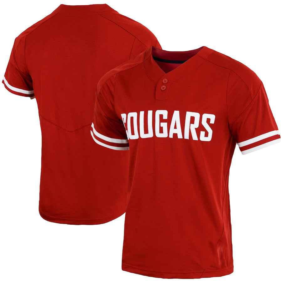 W.State Cougars Replica Vapor Elite Two-Button Baseball Jersey Crimson Stitched American College Jerseys