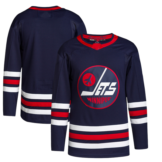 W.Jets 2021-22 Alternate Primegreen Authentic Pro Jersey Navy Stitched American Hockey Jerseys