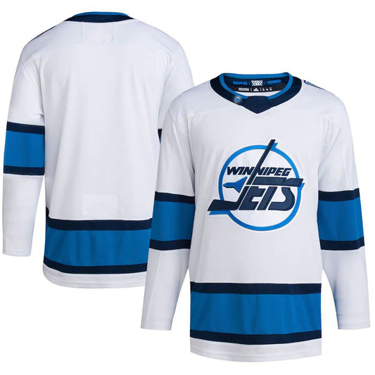 W.Jets Reverse Retro 2.0 Authentic Blank Jersey White Stitched American Hockey Jerseys