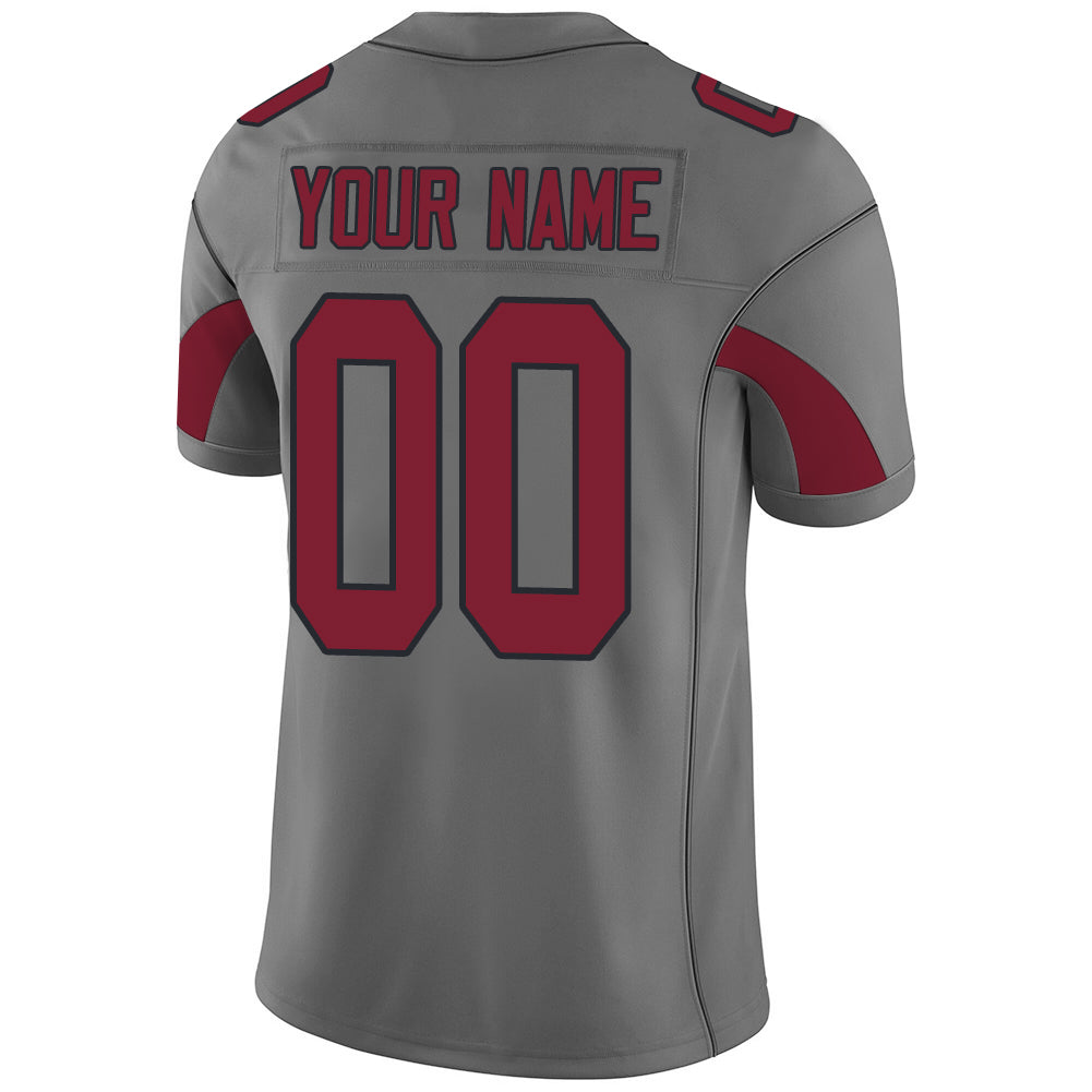 Custom A.Cardinal Stitched American Football Jerseys Personalize Birthday Gifts Grey Jersey