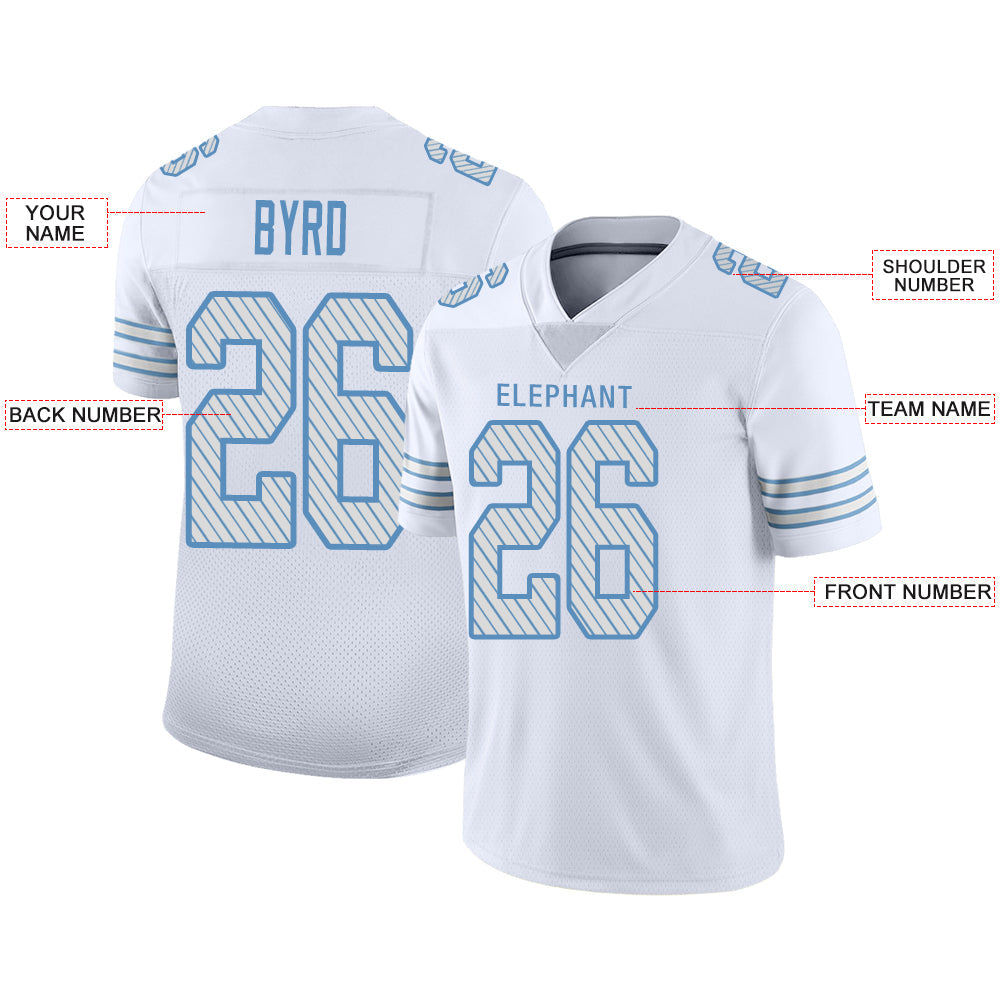 Custom B.Bills Stitched American Football Jerseys Personalize Birthday Gifts White Jersey