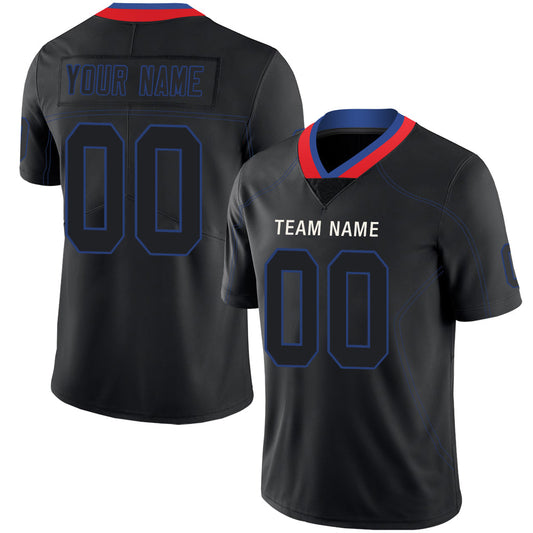 Custom B.Bills Stitched American Football Jerseys Personalize Birthday Gifts Black Jersey