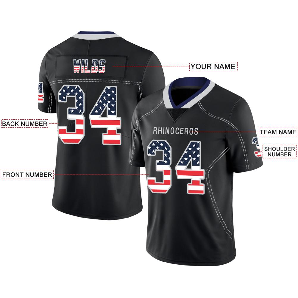 Custom D.Cowboys American Men's Youth And Women  Stitched Black Football Jersey Personalize Birthday Gifts Jerseys