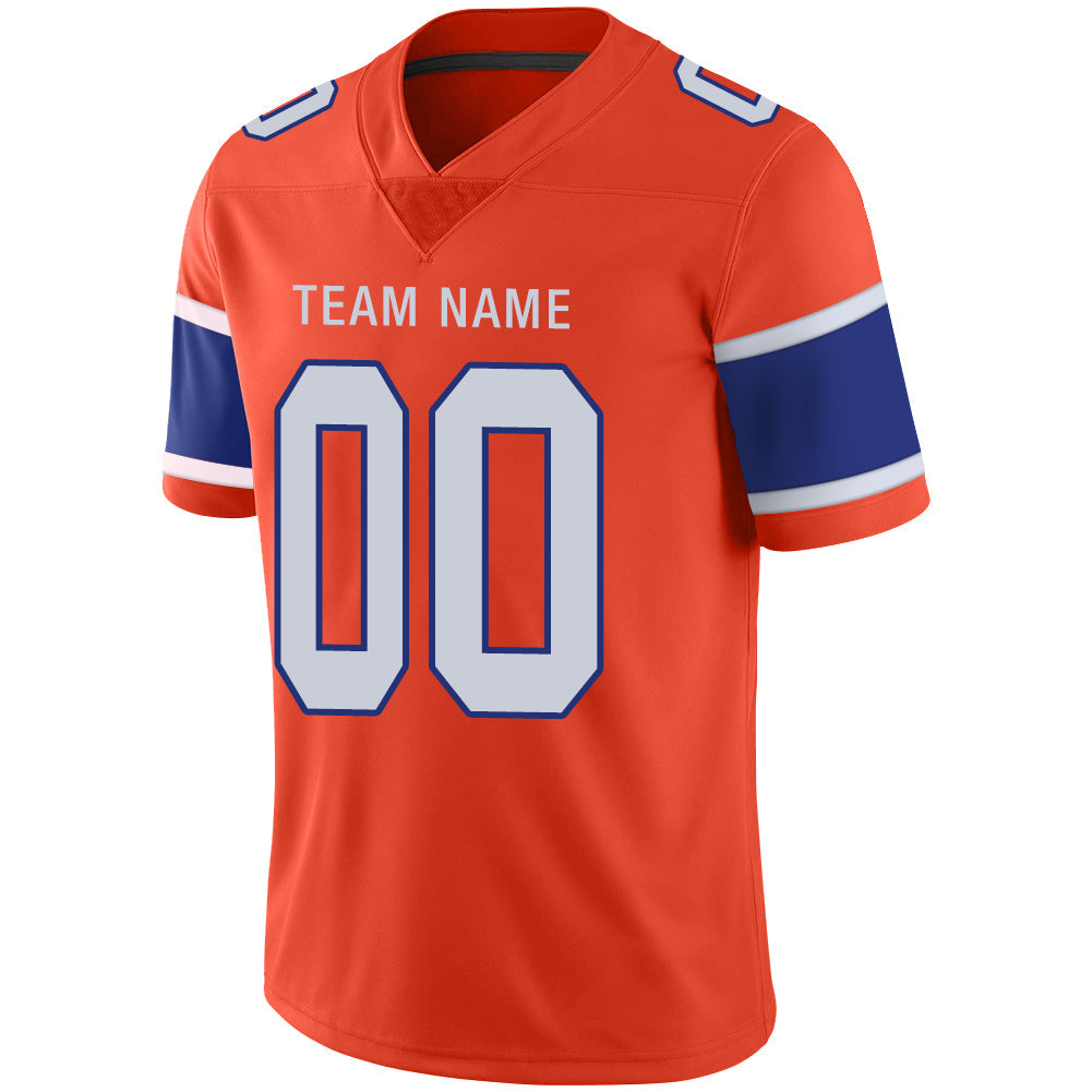 Custom D.Broncos Stitched American Football Jerseys Orange Personalize Birthday Gifts  Jersey