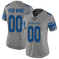 Custom D.Lions Stitched American Football Jerseys Personalize Birthday Gifts Grey Jersey