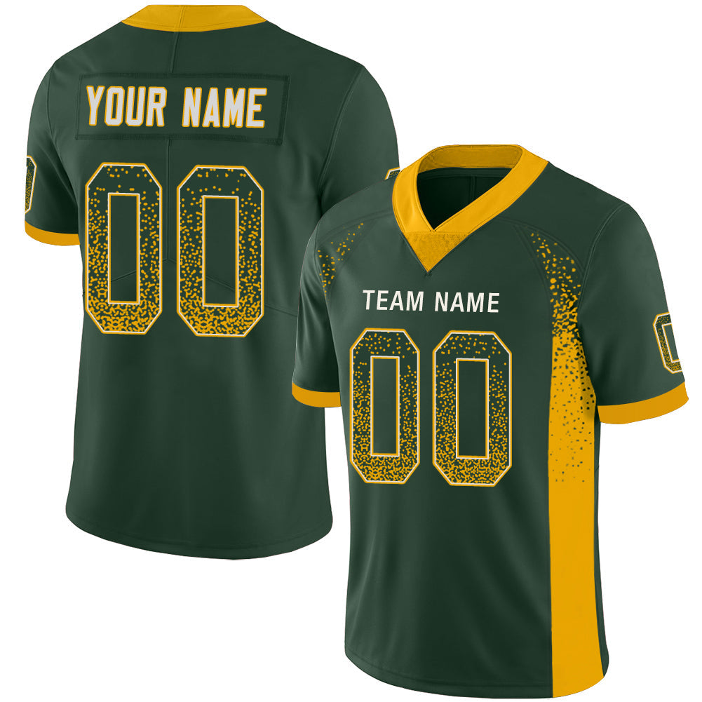 Custom GB.Packers Stitched American Football Jerseys Personalize Birthday Gifts Green Jersey