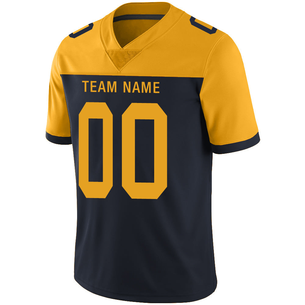 Custom GB.Packers Stitched American Football Jerseys Personalize Birthday Gifts Navy Jersey