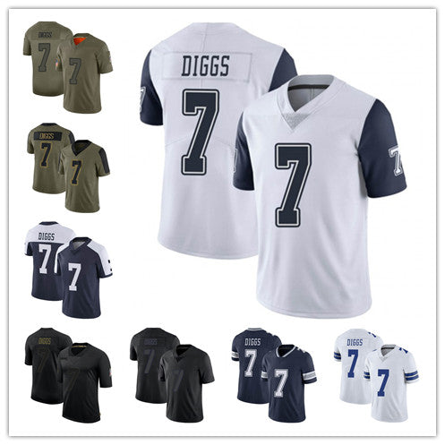 Men's #7 Trevon Diggs D.Cowboys Limited Stitched jerseys